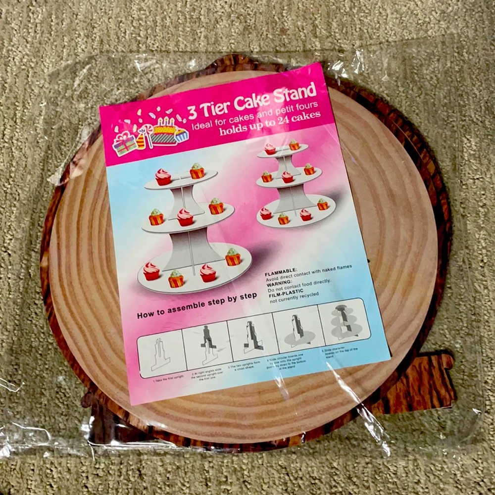 3 Tier Cupcake Stand